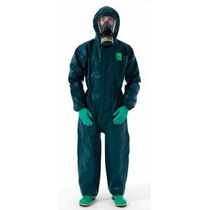 COVERALL CHEMICAL 4000 GRN 2XL M40 MICROCHEM